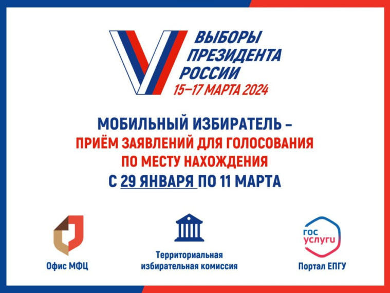 О приеме заявлений избирателей о включении в список избирателей по месту нахождения на выборах Президента Российской Федерации. О приеме заявлений избирателей о включении в список избирателей по месту нахождения на выборах Президента Российской Федерации.